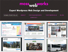 Tablet Screenshot of mosswebworks.com
